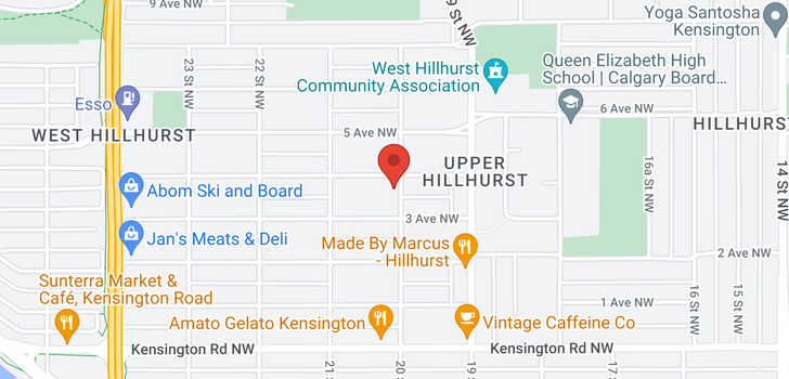 map of 411 20 Street NW
